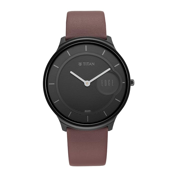 Order Now | Watches & Accessories | Titan Leather Black Dial for Men's Watch | Best Watches in Bahrain | Halabh.com
