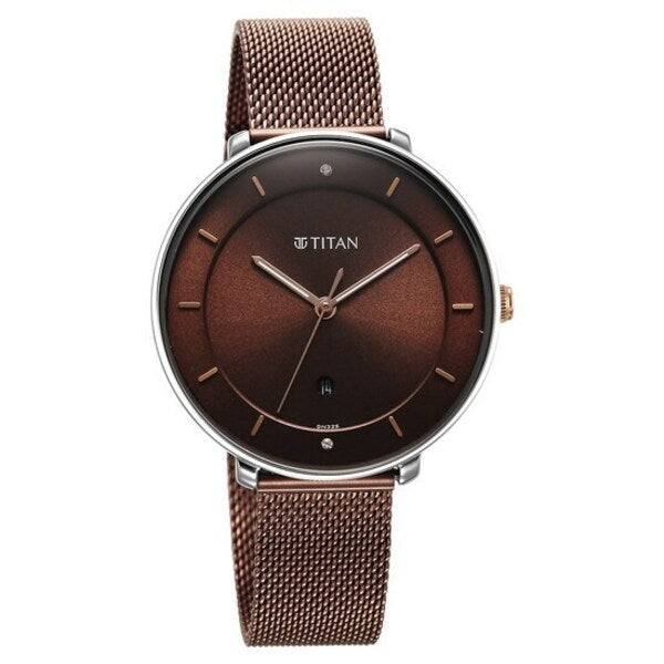 Titan Noir Dial Metal Strap for Women's Watch | Best Women's Watches in Bahrain | Watches & Accessories | Halabh.com