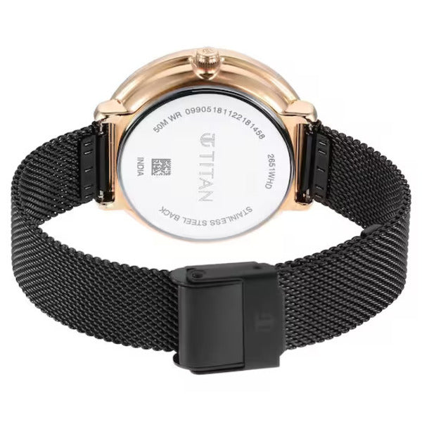 Titan Noir Dial Metal Strap for Women's Watch | Best Women's Watches in Bahrain | Watches & Accessories | Halabh.com