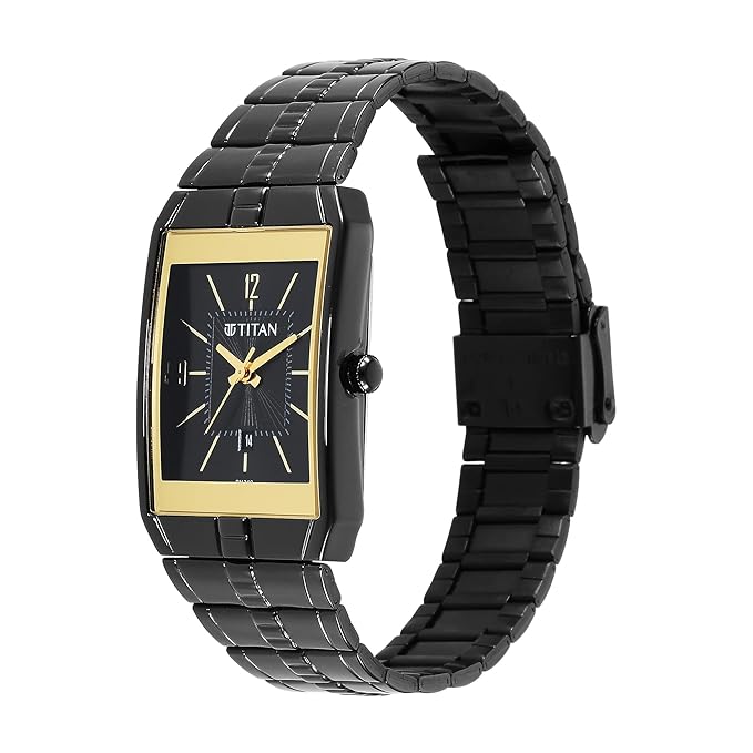 Titan Stainless Steel Analog Silver Dial Men's Watch | Best Men's Watches in Bahrain | Watches & Accessories | Halabh.com