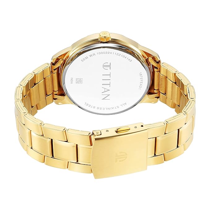 Titan Stainless Steel Grey Dial Men's Watch | Watches & Accessories | Best Watches in Bahrain | Halabh.com