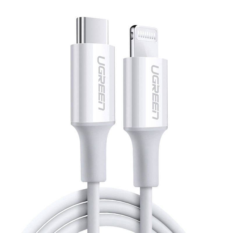 Ugreen MFi Certified USB Type C Lightning Cable 2m White | Mobile Accessories | Halabh.com