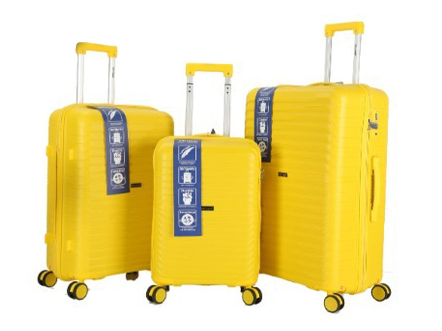 VIPTOUR 3-Piece PP Trolley Case Set | Bags & Sleeves | Halabh.com