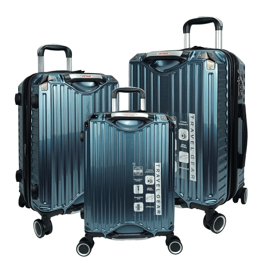 VIPTOUR Luggage Bag 3 PCS Set Travel Suitcase | Best Trolley Bags in Bahrain | Bags & Sleeves | Halabh.com