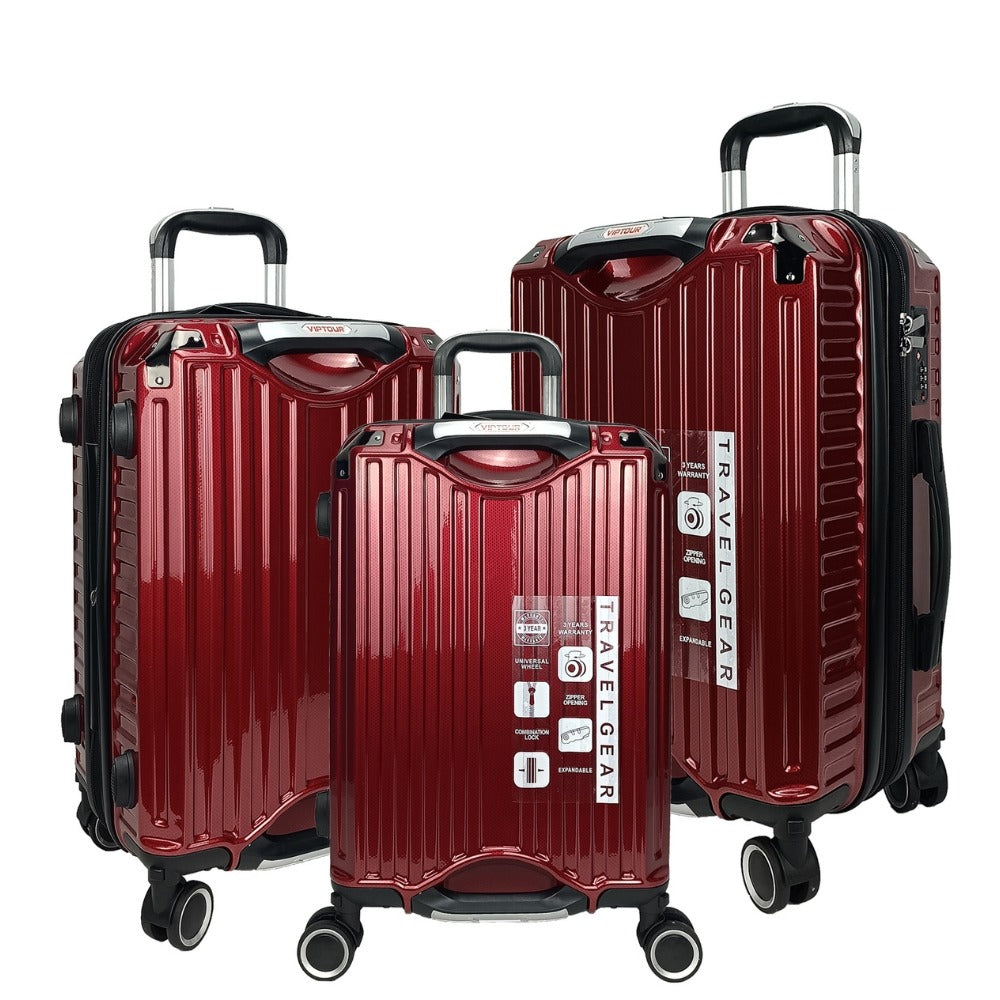VIPTOUR Luggage Bag 3 PCS Set Travel Suitcase | Best Trolley Bags in Bahrain | Bags & Sleeves | Halabh.com