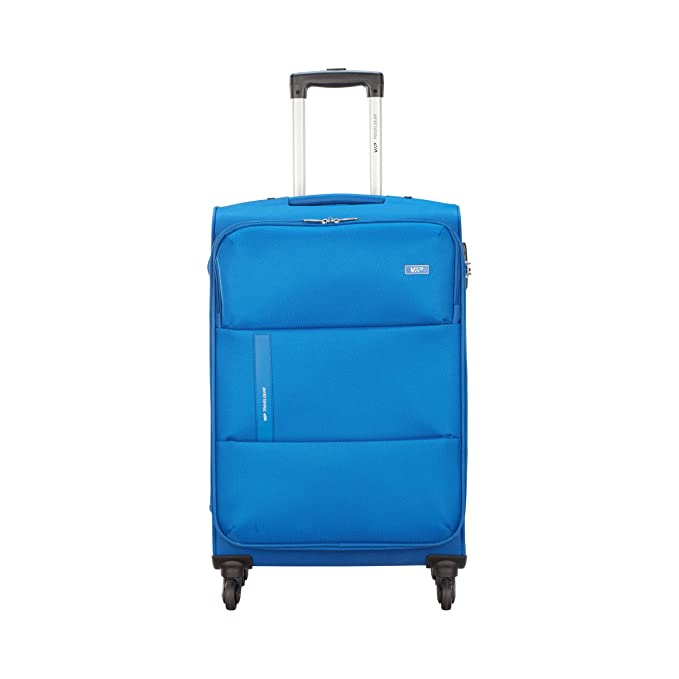 VIP Widget 4 Wheel Soft Trolley Bag | Luggage Travel Bag | Bag and Sleeves | Halabh