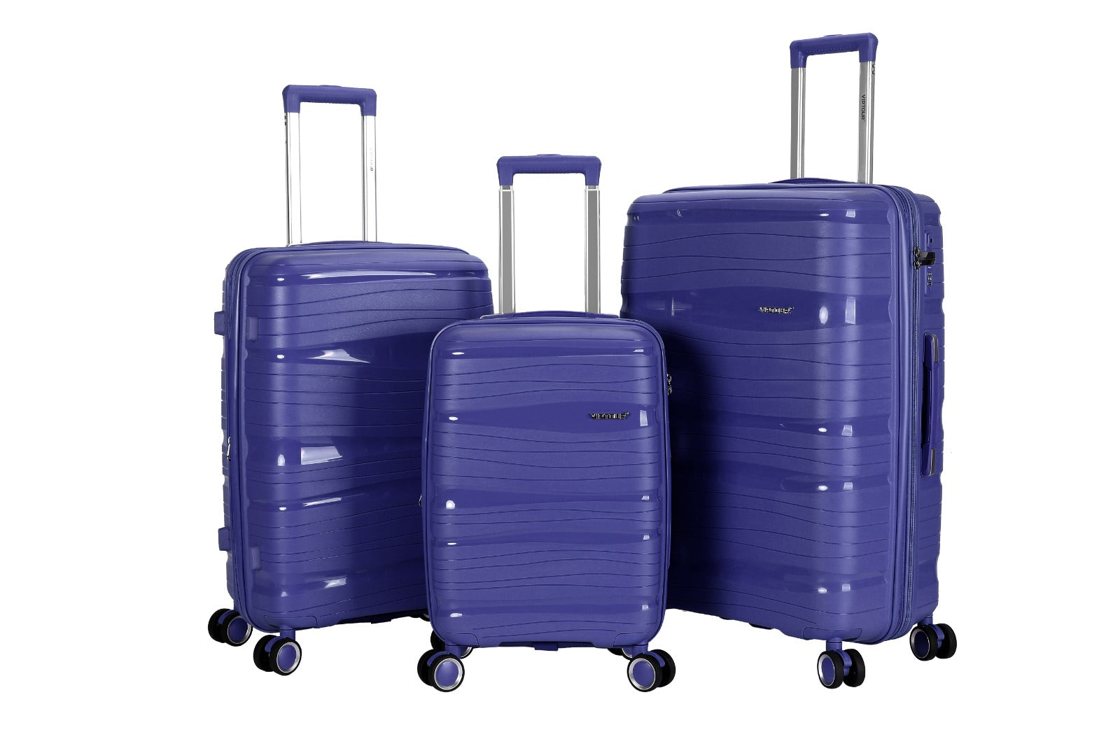 Vip Tour PP 3 Piece Trolley Case Set | Best Luggage Travel Bags in Bahrain | Trolley Case | Halabh
