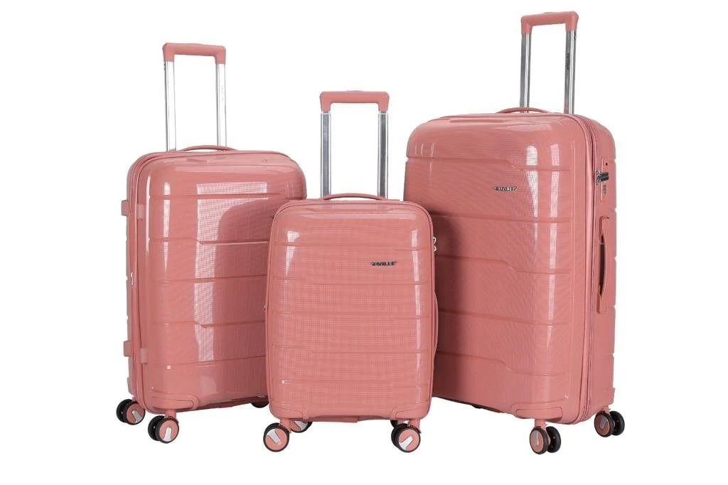 Vip Tour Trolley Bags | Color Rose Gold | 4 Wheel | Best Luggage Travel Bags in Bahrain | Halabh