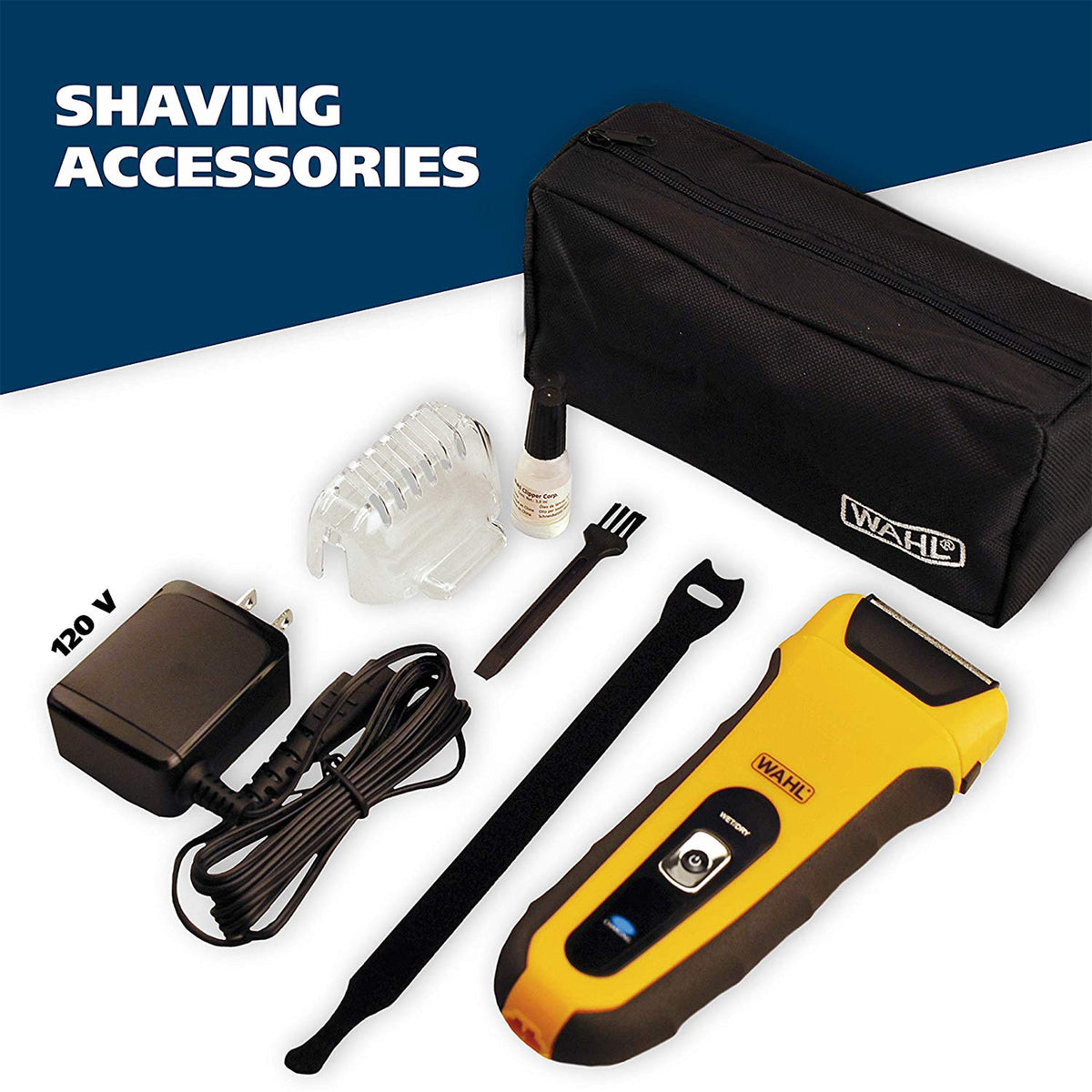 Wahl Lifeproof Shaver | Color Yellow and Black | Grooming Kit for Men | Personal Care Accessories in Bahrain | Halabh