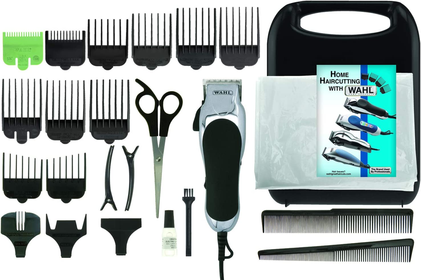Wahl Grooming Kit | Hair Clipper and Trimmer | For Men | Color Black and Silver | Beauty and Personal Care Accessories in Bahrain | Halabh