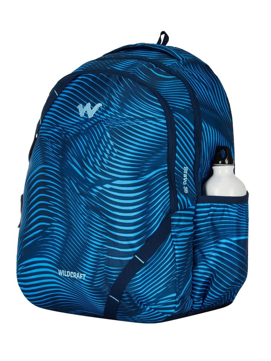Wildcraft Large Backpack Bravo RC Contour Black 35 L Blue
