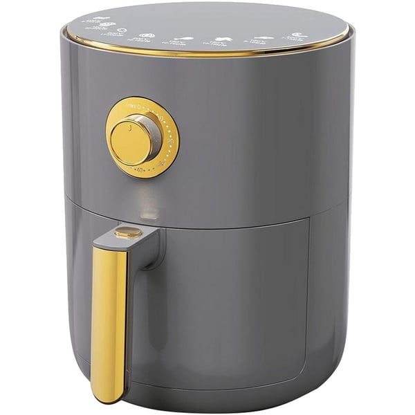 Zen 3.0L Manual Air Fryer 1500W Gold/Grey | Electronics | Halabh.com