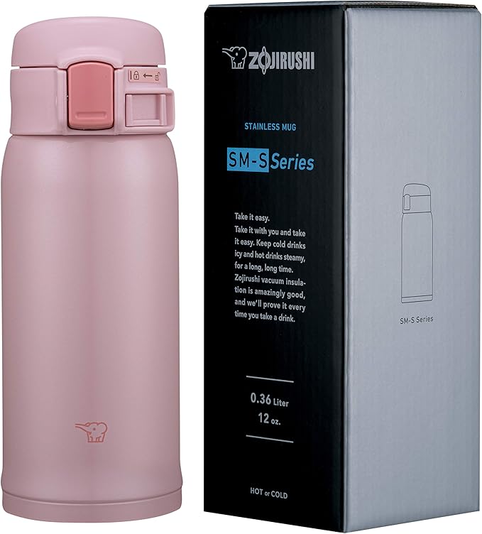 Zojirushi Stainless Steel Mug - 12-Ounce | Best Water Bottle in Bahrain | Stationary & Crafts | Halabh.com