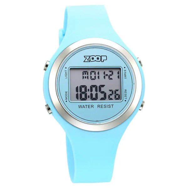 Zoop Digital Round Shape Silicone Wrist Watch | Best Women's Watches in Bahrain | Watches & Accessories | Halabh.com
