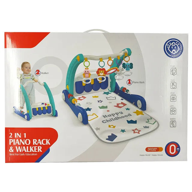 2-in-1 Piano Rack & Walker Infant Toys