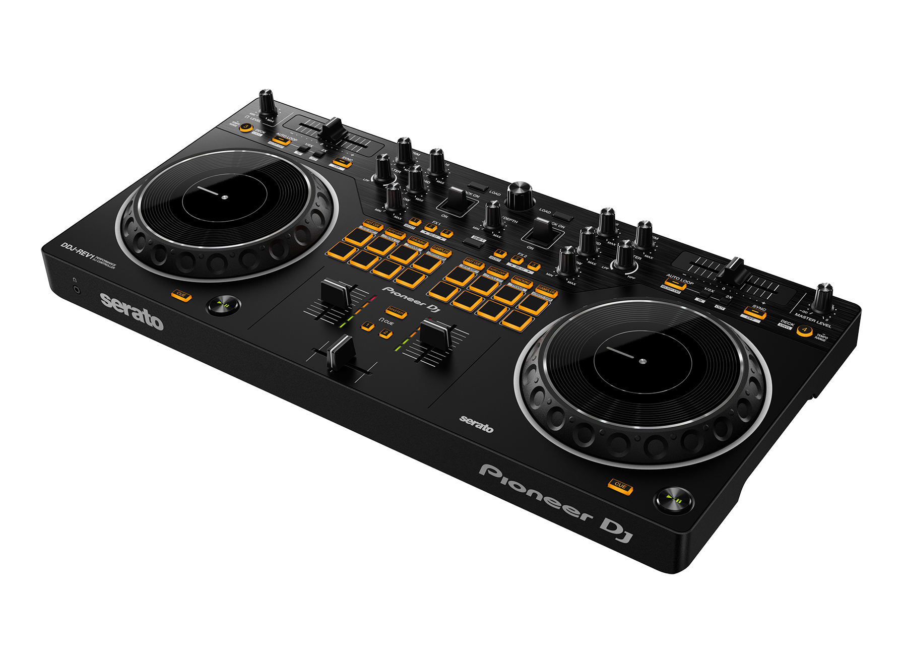 DDJ-REV1 - Scratch-style 2-channel DJ controller for Serato DJ Lite (Black)