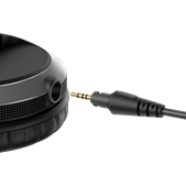 Over-ear DJ headphones (black)