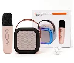 Bluetooth Karaoke Speaker with LED Lights - Perfect for Kids & Adults