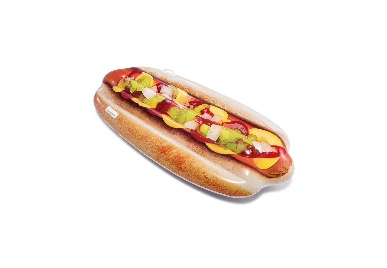 intex Jumbo Hot Dog Inflatable Floating Mat | Swaimmng Accessories | Best Inflatable Mat in Bahrain | Halabh.com