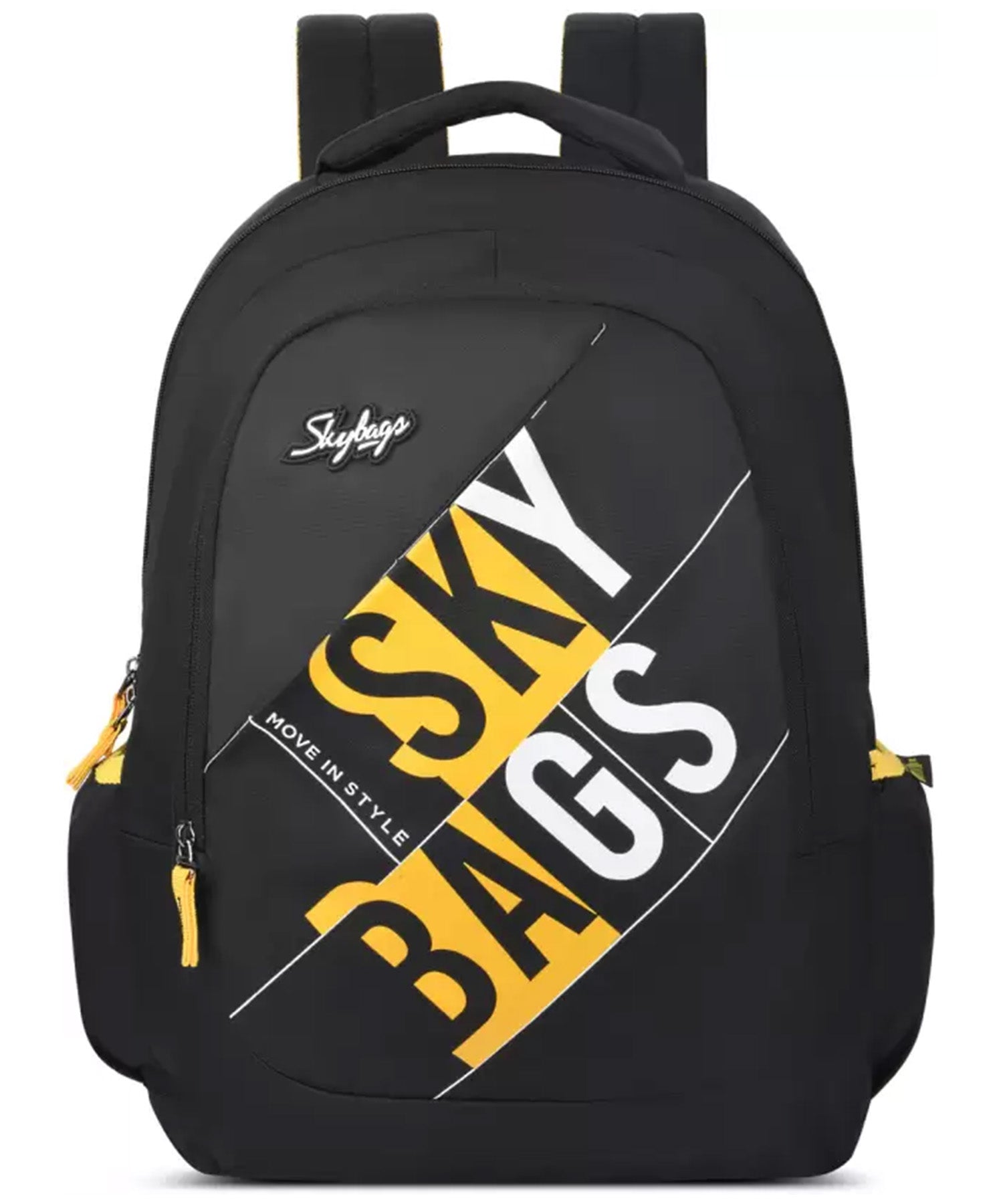 Skybags Backpack Stylish Black, 28L Capacity