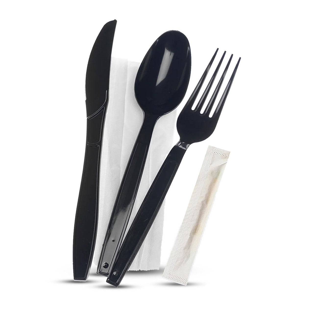 Cutlery 5pec Set (Spoon/Fork/Knife/ Napkin/Toothpick)-250 Sets