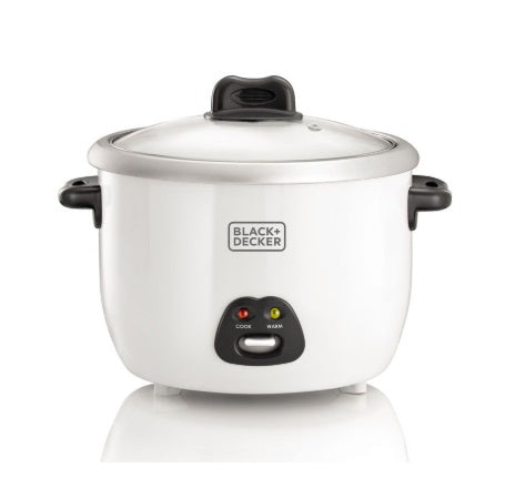 Black & Decker Rice Cooker 1.8Ltr White | Kitchen Appliance | Halabh.com