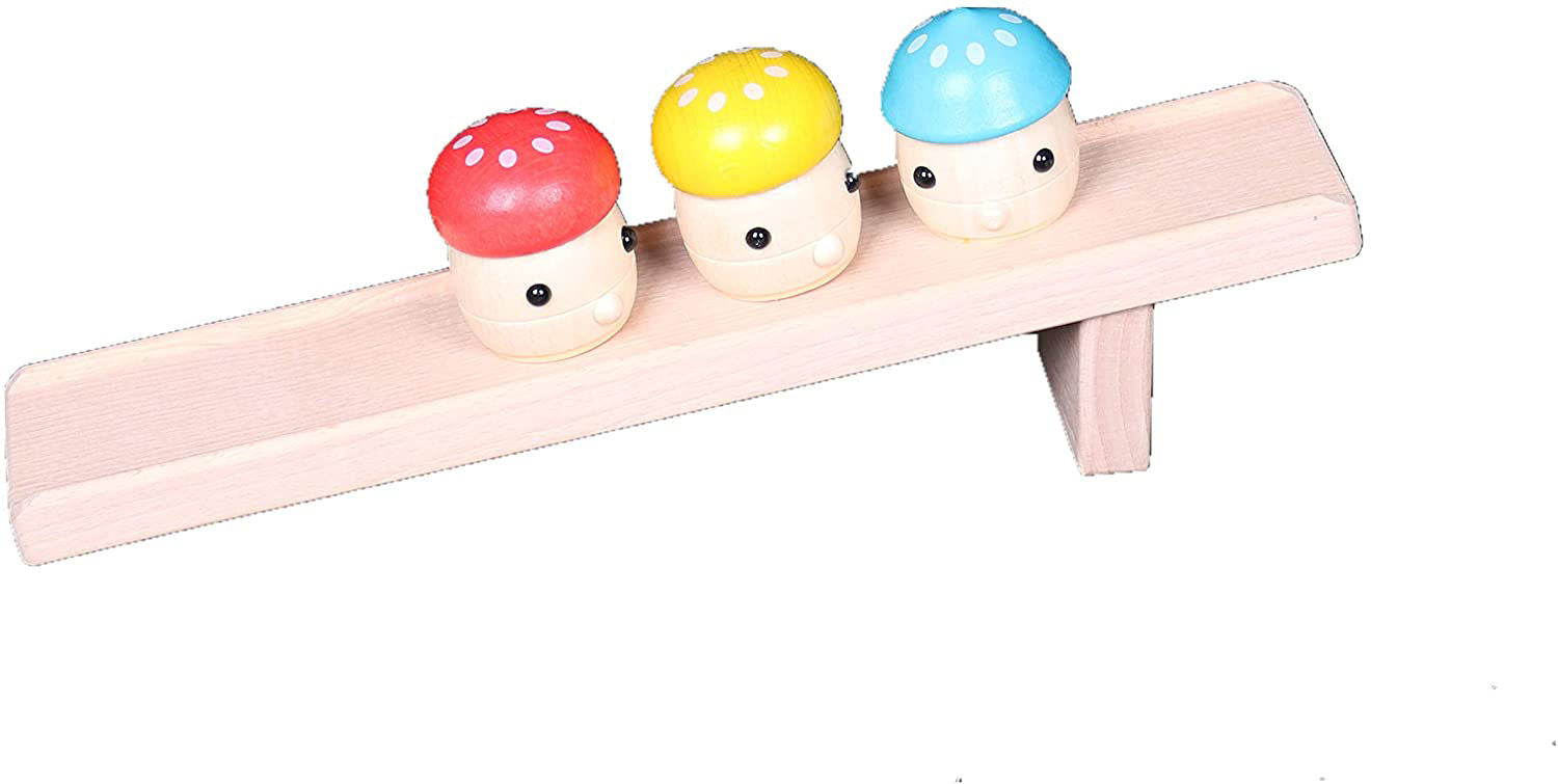 Al Ostoura Educational Toys Mushroom Slide Wooden Lw0707
