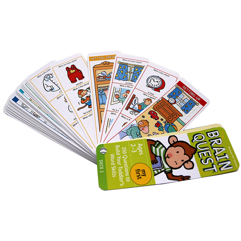 My First Brain Quest Q&A Cards: 350 Questions to Build Your Toddler's Word Skills. Teacher Approved Brain Quest Decks Cards