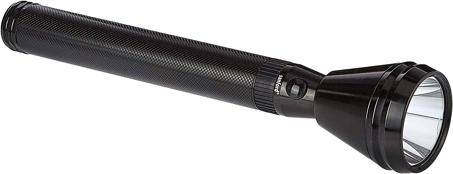 Sanford Rechargeable Led Search Light 3C Battery Black