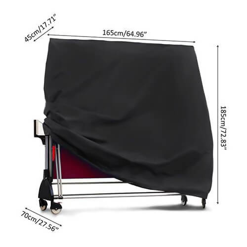 Table Tennis Cover Black