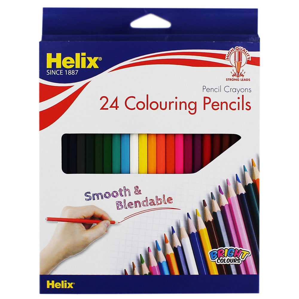 Helix Colouring Pencils Pack of 24
