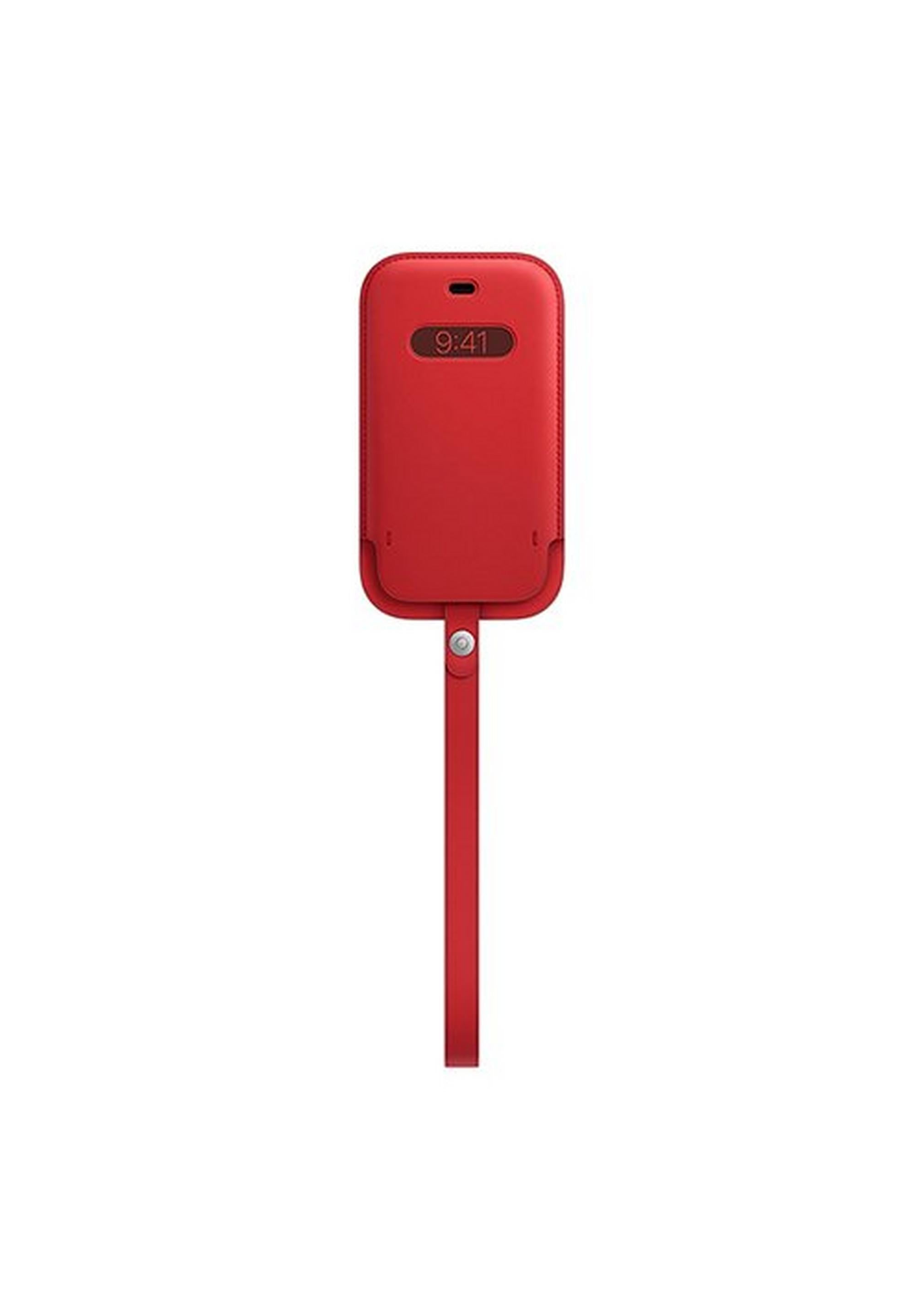 Apple iPhone 12 mini Leather Sleeve with MagSafe - (Product) Red