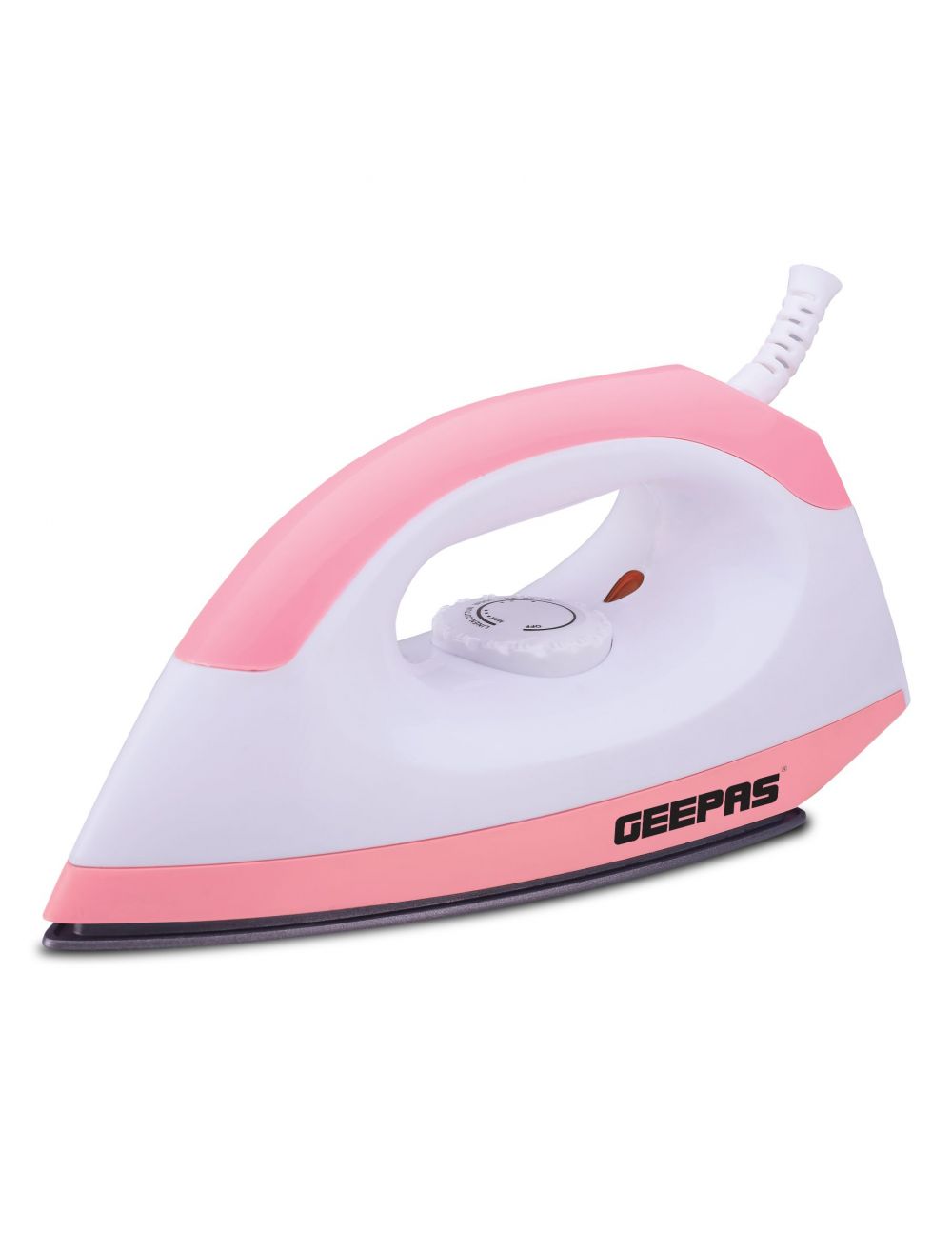 Geepas 1200W Dry Iron | reliable performance | lightweight | variable steam settings | safety features | stylish | even heat distribution | Halabh.com