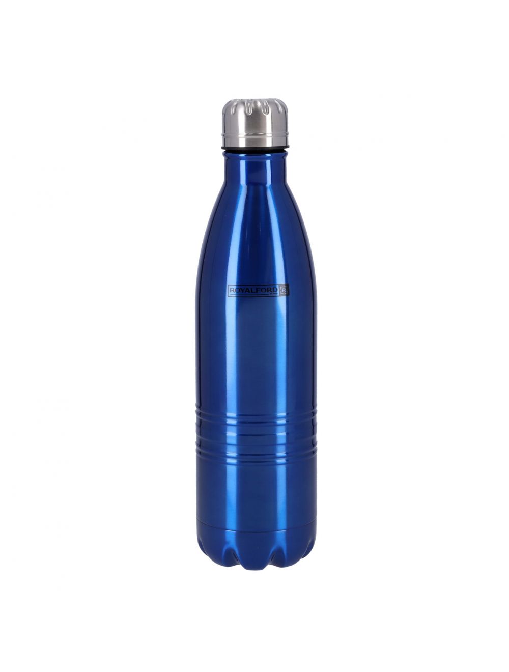 Royalford 500ml Vacuum Bottle Blue & Silver