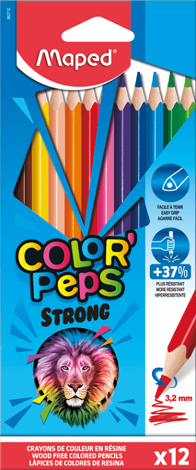 Maped Color Pencils Strong 12 colors MD-862712