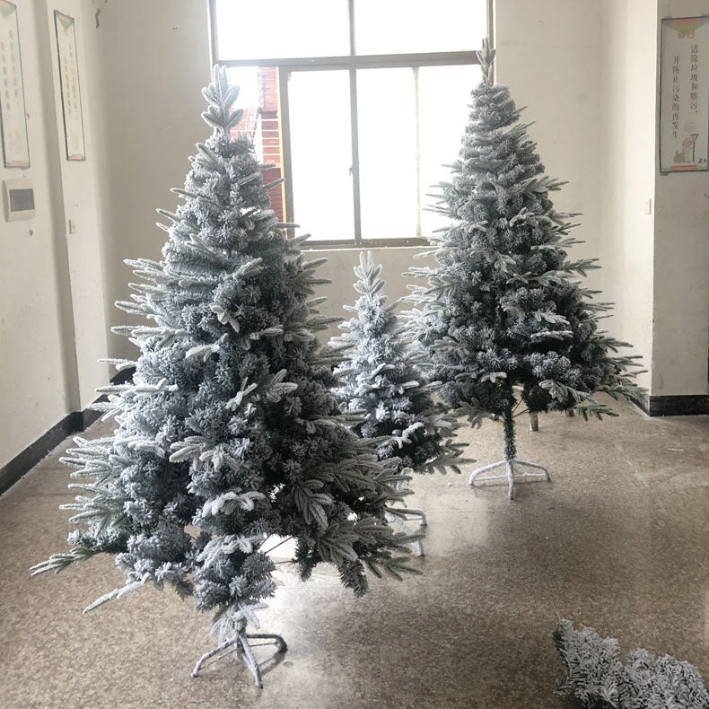 PE + PVC Mixed Flocking Christmas Tree