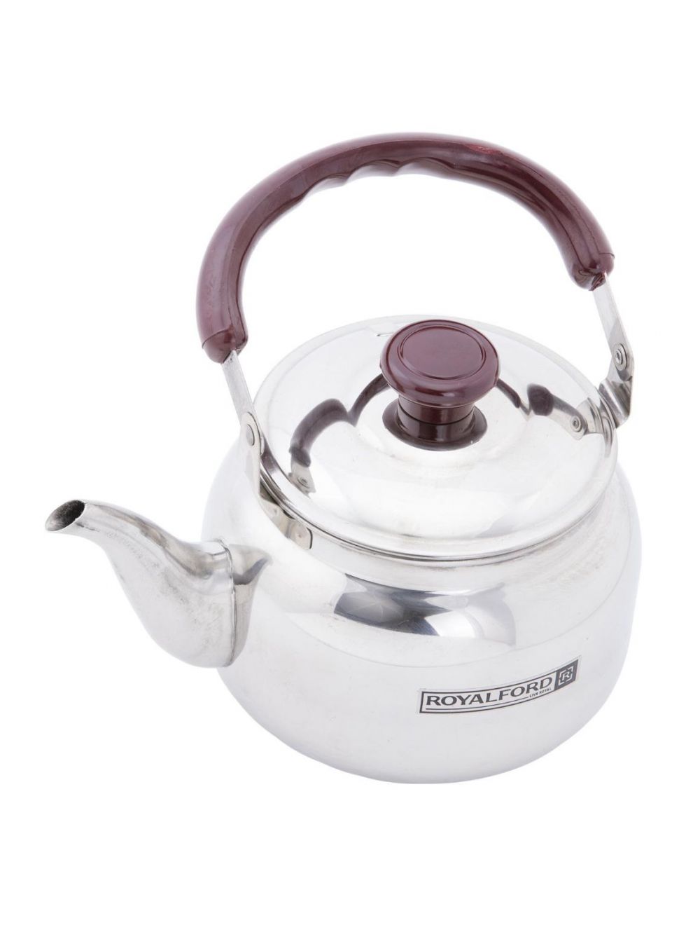 Royalford 1 Litres Stove Top Tea Kettle Silver