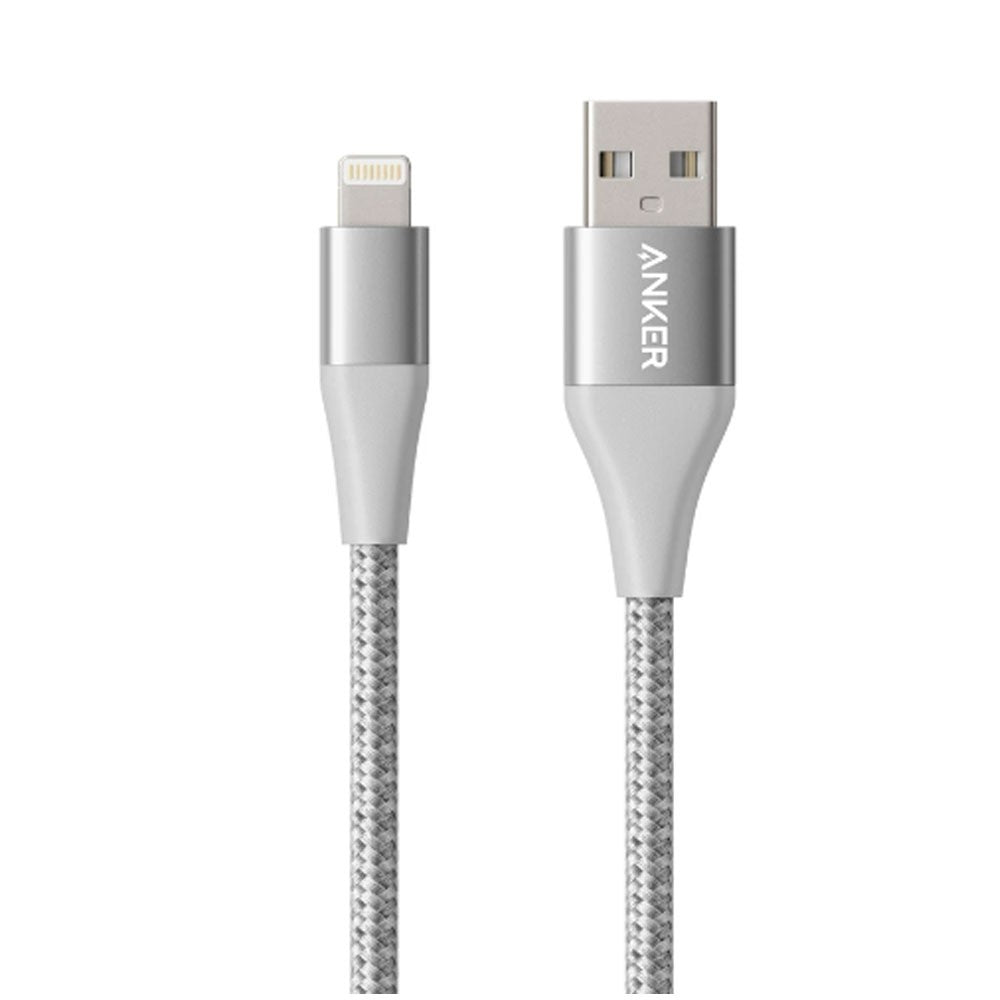 Anker Powerline  With Lightning Connector 3ft  Silver