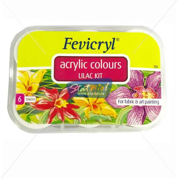 Fevicryl Acrylic Color Lilac Kit Set 6 Color