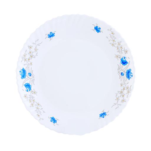 Royalford RF5679 Royalford Opal Ware Romantic Dinner Plate, 9.5 Inch