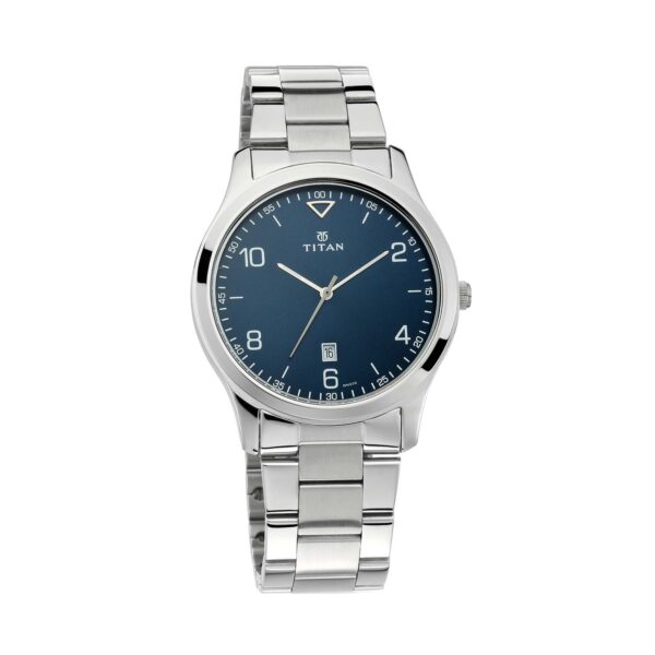 Titan Men Blue Analog Watch