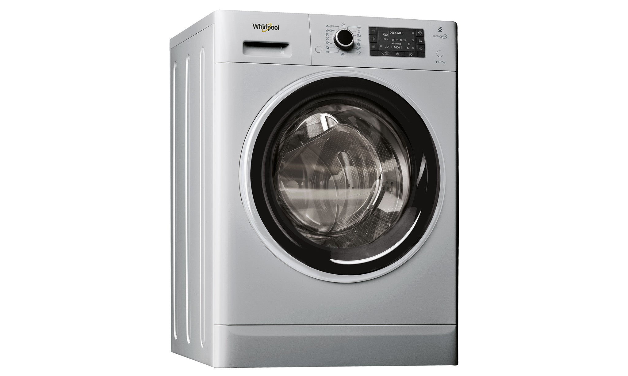 Whirlpool 11/7 Kg 1600 Rpm Silver Color | Home Appliance & Electronics | Halabh.com