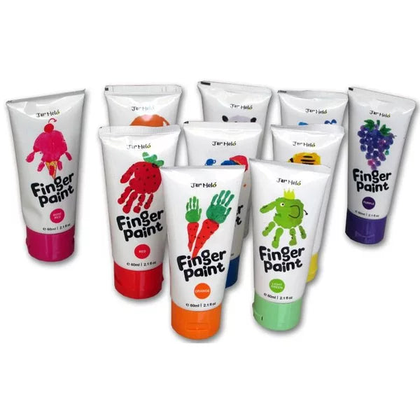 Jar Melo Finger Paint Set 10 Colours
