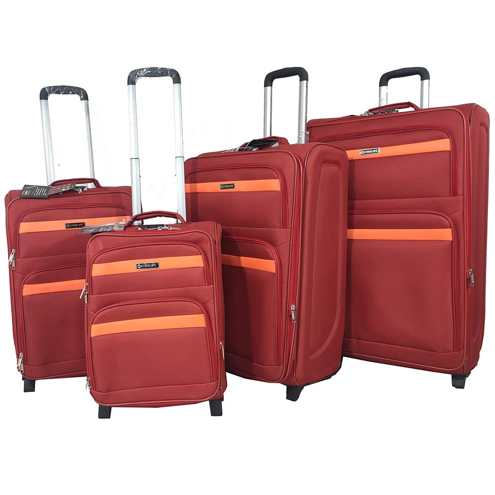 Starlife Jacquard Trolley Luggage for Travel 4 PCS Set - SL T58