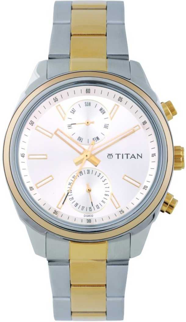 Titan Neo Men Gray Analog Watch 1733BM01 | Stainless Steel | Mesh Strap | Water-Resistant | Minimal | Quartz Movement | Lifestyle | Business | Scratch-resistant | Fashionable | Halabh.com