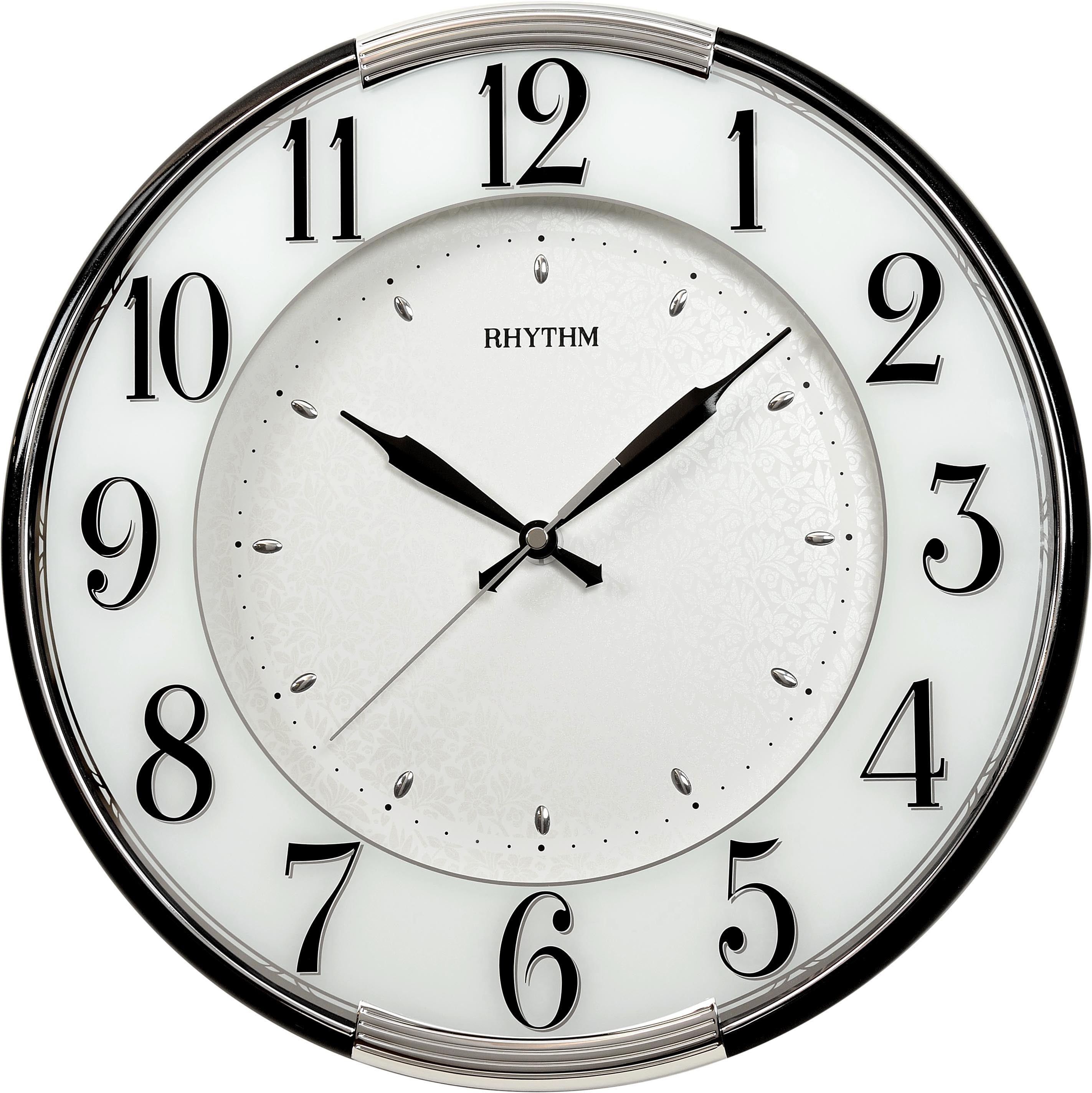 Rhythm Wall Clock CMG527NR02 | stylish watch | accurate timekeeping | wall clock | round clock | Casio watch | wall watch | home décor | timepiece | Halabh.com