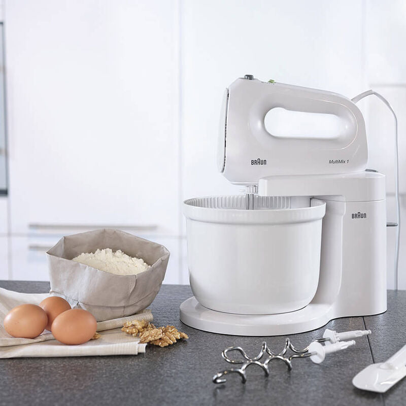 Braun Multi Mix 1 Hand Mixer 400W White | Kitchen Appliances | Halabh.com