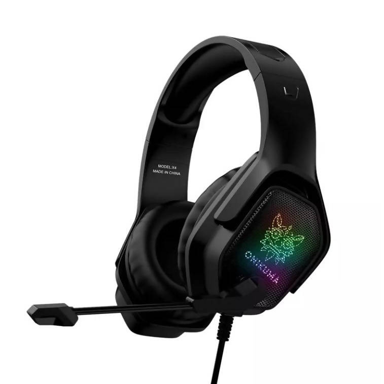 Onikuma X4 Wired Gaming RGB Headset 40 mm Black