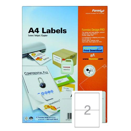 Formtec Multi Purpose Labels 14 Cuts Pack