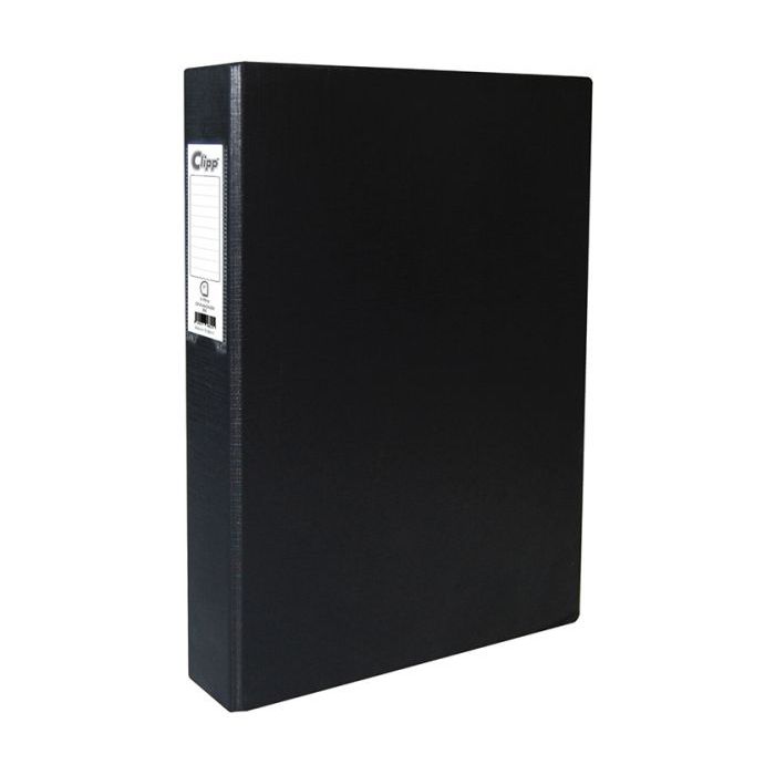 Clipp Ring Binder A4 Black